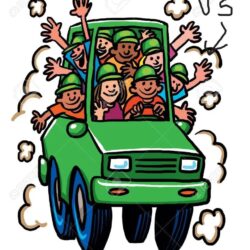 125684859-green-cartoon-car-overflowing-with-people